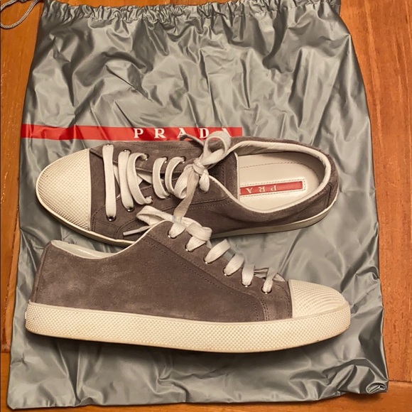 Prada Shoes - Prada suede sneakers